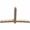 Ekena Millwork Bellingham Smooth Timber Gable Bracket, Douglas Fir, 84"W x 56"H x 5 1/2"D x 5 1/2"F, 16/12 Pitch GBW084X56X0606BEL00SDF - alternate 2